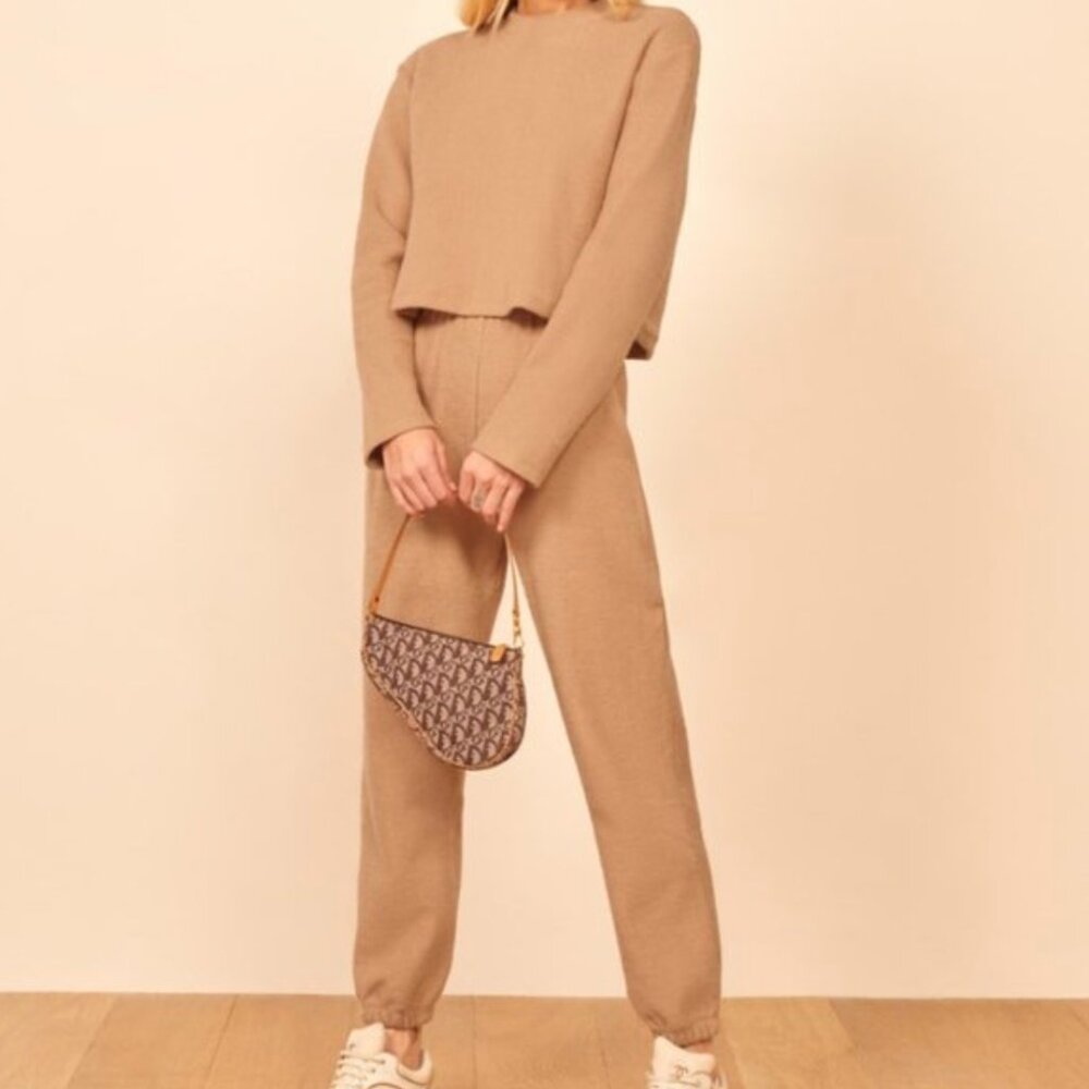 Reformation Rikki Two Piece Loungewear Joggers Set